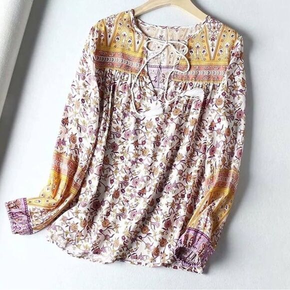 Arnhem lilac Blush Floral Blouse size 6 - Picture 3 of 11